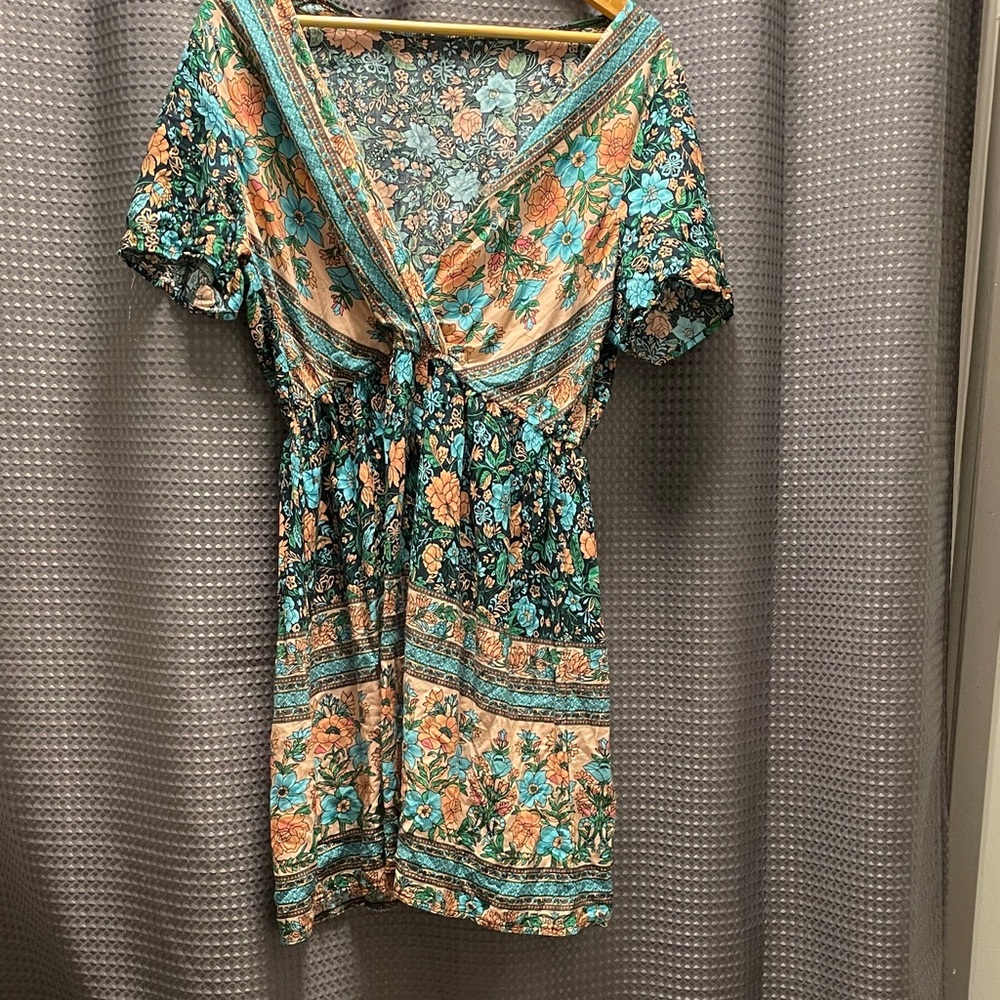 Floral V-Neck Dress